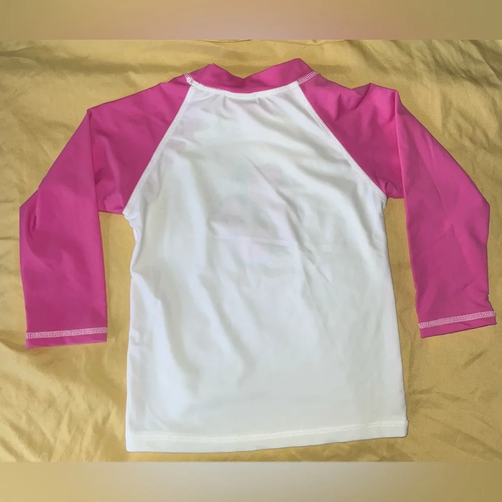 Flap Happy Kids UV 50 NWT Hibiscus Rash Guard Swim Top Size 5